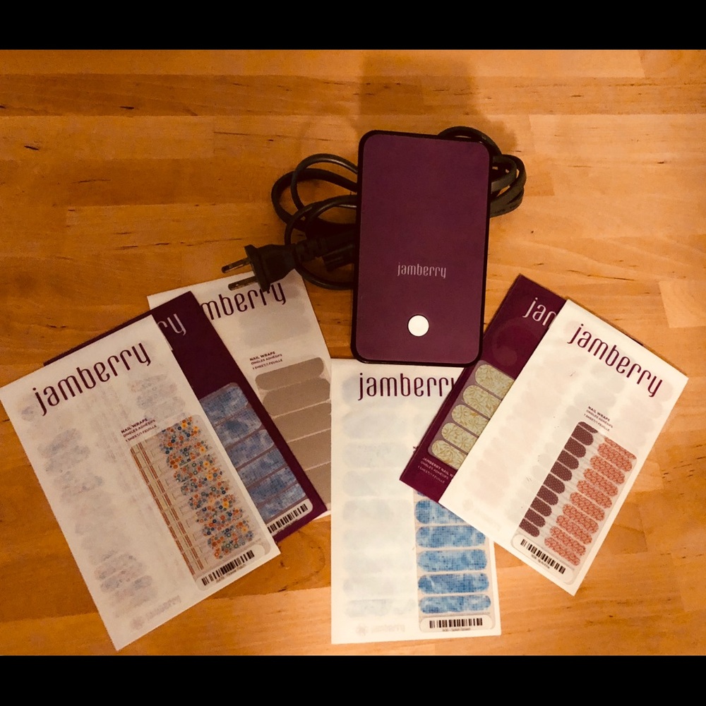 Jamberry Heater and 6 Sets of Nail Wraps